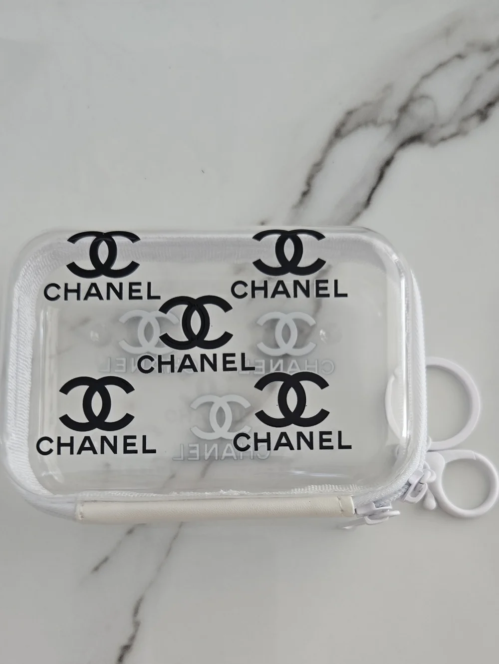 Mini Clear Card & Key Holder